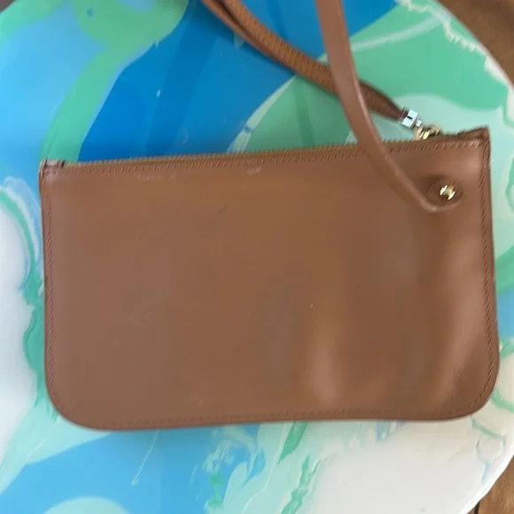 Teddy Blake Leather Tote Alice Vitello CAMEL - Picture 9 of 12